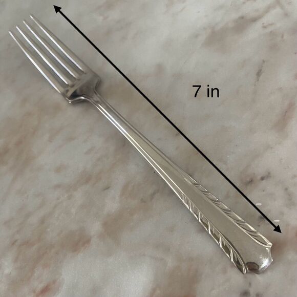 DS 19 pc Stainless Flatware USA Dinner Forks & Knives, Salad Forks, Butter Knife - Picture 6 of 16